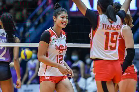 Photograph courtesy of PVL Media Bureau
Myla Pablo aims to provide solid backup to Petro Gazz’s import Lindsay Vander Weide in the PVL Reinforced Conference that gets going on 8 October.