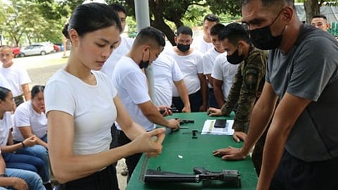 Army reservists get refresher training