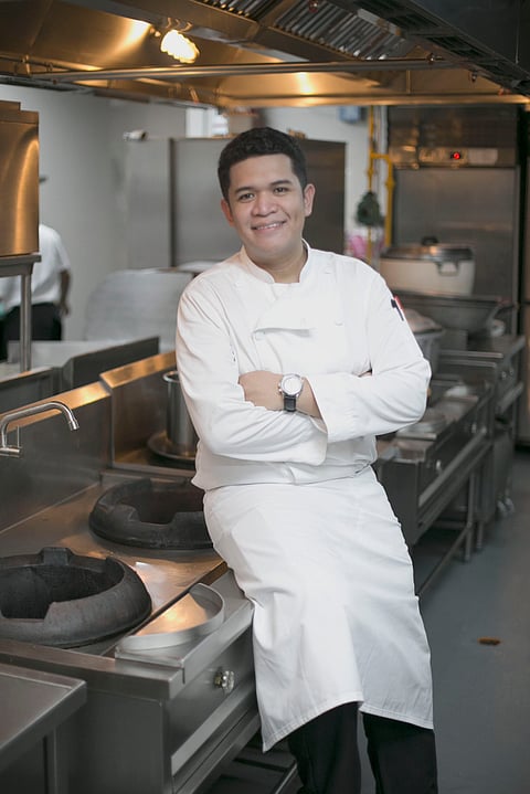 Executive chef Emmanuel Jonnel Roxas. | Photograph courtesy of Tivoli Royale