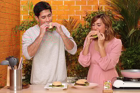 ‘EAT Well, Live Well, Stay Well’ co hosts Jose Sarasola and Iya Villania-Arellano.