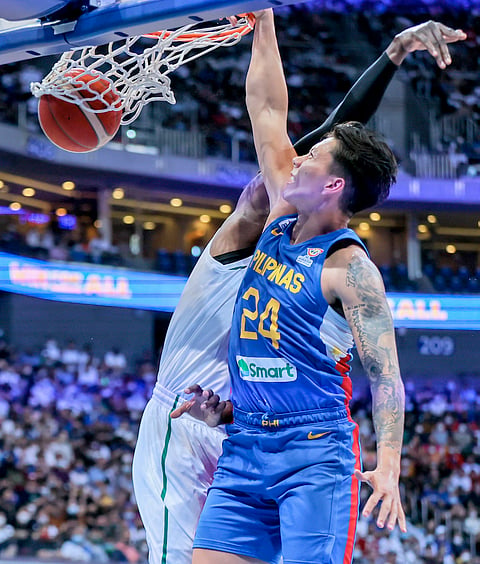 Dwight Ramos and other overseas-based players are coming to Gilas Pilipinas’ rescue. | Photograph by Rio deluvio for the daily tribune @tribunephl_rio