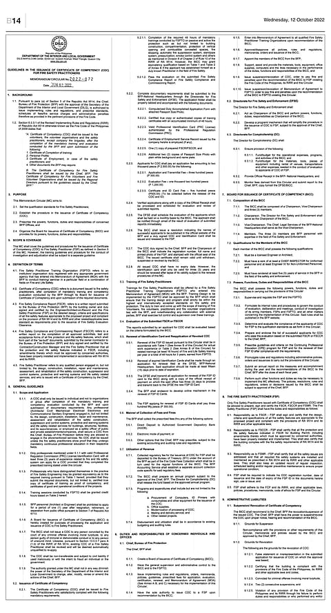 BFP – MC 2022-072