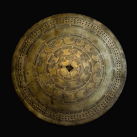 Patena (14 cm in diameter), Mandaya pectoral disk from Davao.