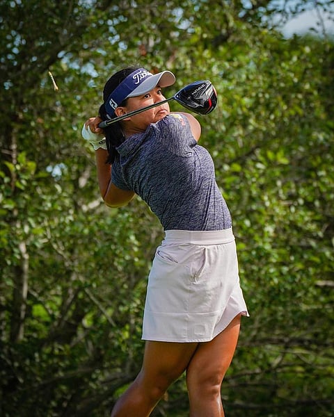 RIANNE Malixi has regained the driver’s seat after managing her mistakes on the course in the Singha Thailand Junior World Championship. | PHOTOGRAPH COURTESY OF PGT/FB