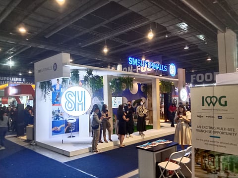 (FILES) SM Supermalls is one of more than 500 exhibitors that joined the Franchise Asia Expo 2022 at the SMX Convention Center in Pasay City, running from 14 to 16 October. The exposition came back after a two-year hiatus due to the Covid-19 pandemic. | photograph courtesy of SM
