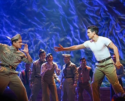 PHOTOGRAPH COURTESY OF CCP
THEATER artist Markki Stroem in ‘Mula sa Buwan’.