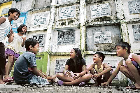 Living among the dead in cemeteries