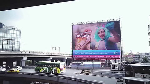 PHOTOGRAPH COURTESY OF DOOH
DIGITAL advertising is made more exciting in the new normal.