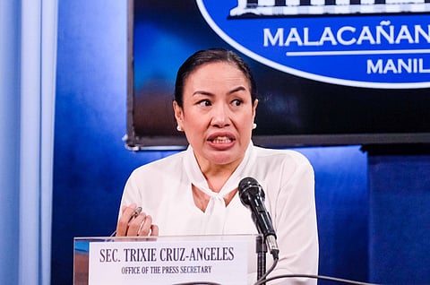 Former press secretary Trixie Cruz Angeles 