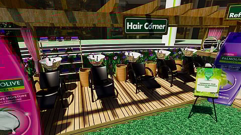 PHOTOGRAPH COURTESY OF PALMOLIVE
Hair Corner.