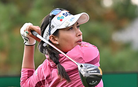 JUNG YEON-JE/AGENCE FRANCE-PRESSE
Atthaya Thitikul is over the moon after reaching world No. 1 in a short span.