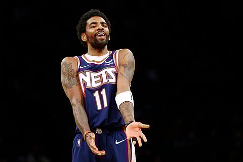 SARAH STIER/AGENCE FRANCE-PRESSE
KYRIE Irving suffers a backlash after offending the Jewish community.