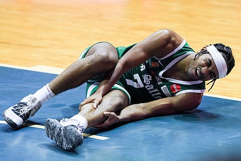 Schonny Winston’s recovery from injury is painstakingly slow. | Photograph COURTESY OF UAAP