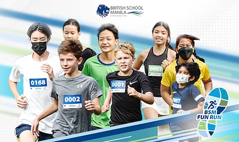 British School Manila’s annual fun run is back to raise funds for the school’s service and sustainability partners. | PHOTOGRAPH COURTESY OF BSM