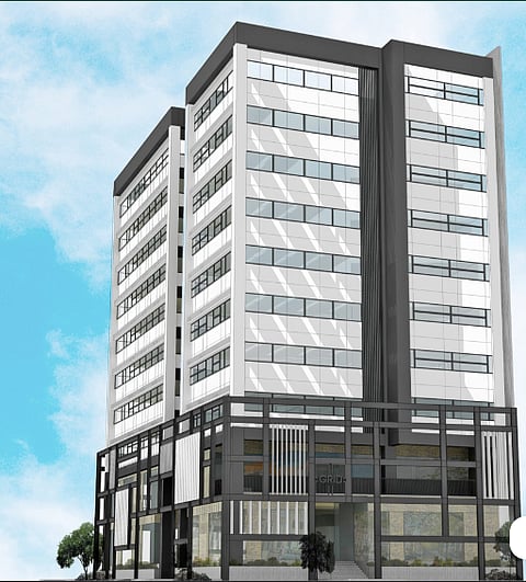 Photographs courtesy 
of First Georgetown Ventures, Inc.  
The Grid is a 10-storey building.