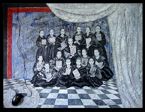 PHOTOGRAPH COURTESY OF CCP
‘The Teodora Alonso Reading Club’ (2011), private collection.