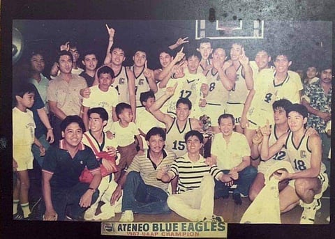 THE Ateneo Blue Eagles were the toast of college basketball in 1987. | PHOTOGRAPH COURTESY OF DANNY FRANCISCO