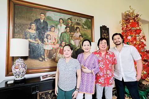 PHOTOGRAPHS by Rio Deluvio for the Daily Tribune 
@tribunephl_rio
RJ and Frannie (née Aguinaldo) Jacinto and their children Natalia and RRJ.