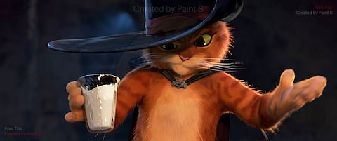 PHOTOGRAPH COURTESY 
OF dreamworks animation
Devil-may-care feline 
Puss in Boots will be beack in theaters 
on 7 December. 
