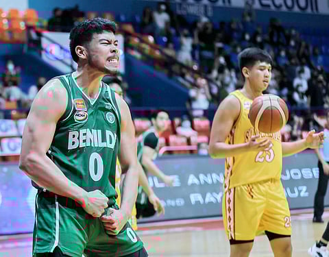 WILL Gozum seeks to essay a fitting ending to College of Saint Benilde’s quest for its first NCAA title in more than two decades. | Photograph by Rio deluvio for the daily tribune @tribunephl_rio