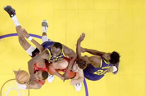 Warriors shoot down Rockets