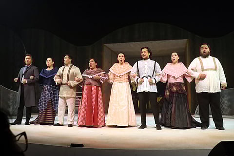 'Isang Gabi ng Sarsuwela' performers (from left) Franco Laurel, Ayen Munji-Laurel, Reuben Laurente, Nenen Espina, Karylle Tatlonghari, Lorenz Martinez, Shiela Valderrama Martinez and Jonathan Tadioan.