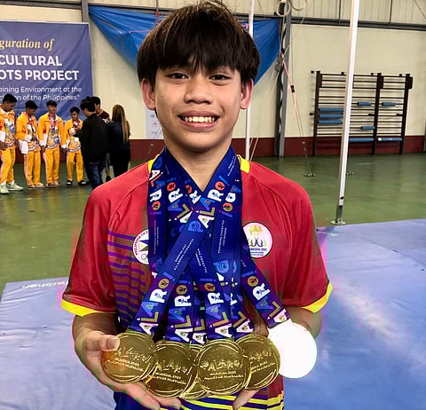 Yulo dominates Palaro gymnastics