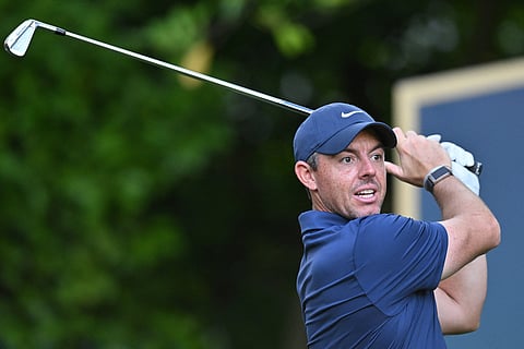 Rory McIlroy remains in the hunt in the BMW Championships. | GLYN KIRK/AGENCE FRANCE-PRESSE