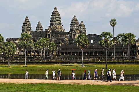 Years of civil war followed by the genocidal Khmer Rouge rule saw historical sites looted with near-impunity in Cambodia, which is famed for its Angkor Wat temple complex. (Photo by TANG CHHIN SOTHY / AFP)