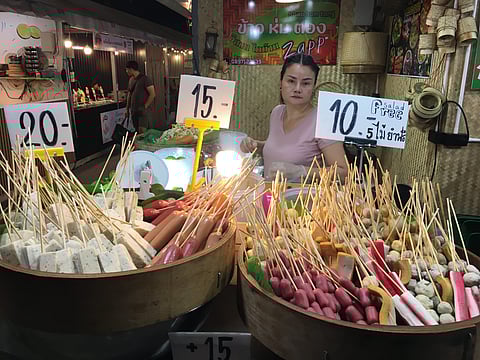 Bangkok street snacks.