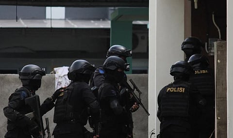 Indon police secure island after violent protest