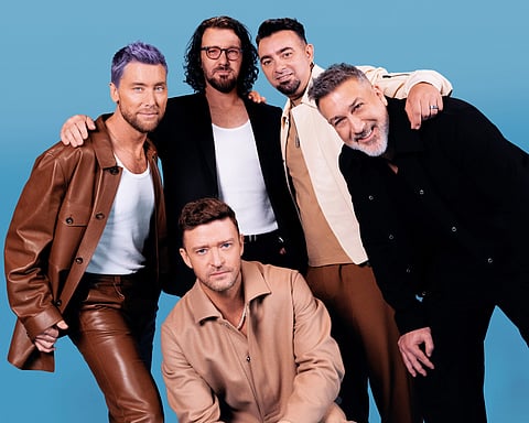 ICONIC American pop boy band *NSYNC. | Photograph courtesy of Sony Music