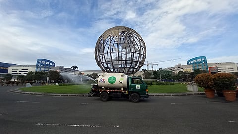 SM’s recycled mall wastewater is used for watering gardens, among others. | PHOTOGRAPHS COURTESY OF SM