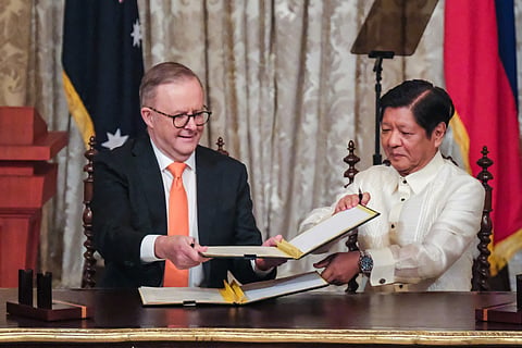 COMPREHENSIVE to strategic An ‘elevation of relations,’ as President Ferdinand Romualdez Marcos Jr. said, was formalized together with Australian Prime Minister Anthony Albanese as they signed the Joint Declaration on Strategic Partnership between Philippines and Australia at Malacañang Palace on Friday, 8 September.