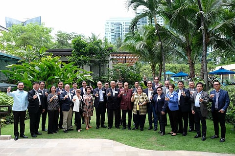 The Paing Hechanova Youth Leadership Awards committee members and district coordinators at a recent meeting to discuss updates about the prestigious recognition program which honors the legacy of the late Past Rotary International director Rafael “Paing” Hechanova, a distinguished member of RC Makati who served as club president, district governor, and director of Rotary International during his illustrious Rotary career. | photographs courtesy of RC Makati
