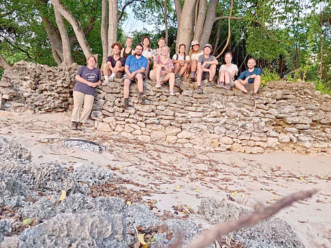 Isabella with her teammates during an excavation activity. | photographs courtesy of isabella po nouvelot