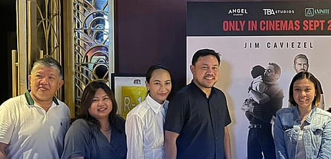 Photo from BI: At a Mall in Las Piñas, Senator Mark Villar and Undersecretary Emmeline Villar together with the I-PROBES officials watched the special screening of "Sound of Freedom"