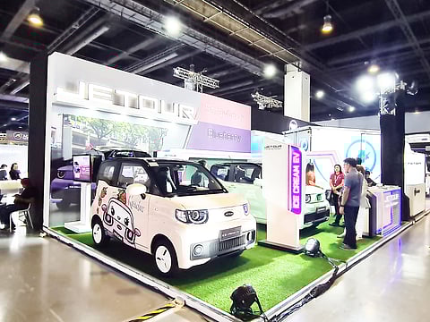 PHOTOgraph by Ian Magbanua for the daily tribune
JETOUR is present at the 11th Philippine Electric Vehicle Summit with its very popular Ice Cream EV.
