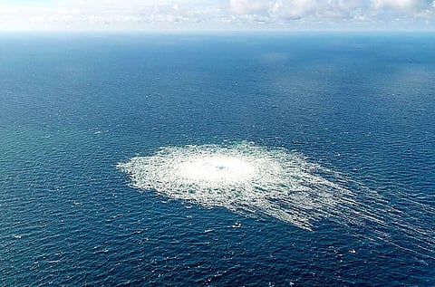 Russia denies causing Baltic pipeline leak