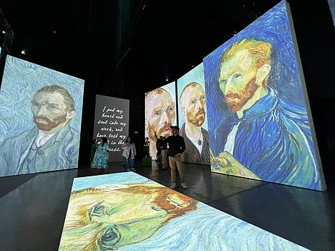 THE many portraits of Vincent Van Gogh at the immersive exhibit.