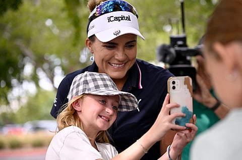 LEXI Thompson has no regrets over missing the cut in her rare, highly anticipated PGA foray on Friday. She shot a 69 but was three shots over the margin. | ORLANDO RAMIREZ/AGENCE FRANCE-PRESSE