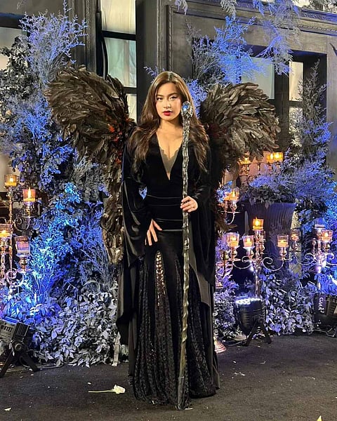 JILLIAN Ward in a dark angel costume. | photographs courtesy of Unang Hirit