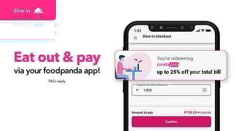Foodpanda’s ‘Dine-in’ opens doors to all users