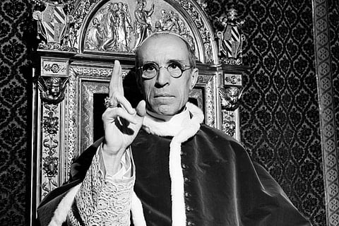The conference of scholars to be held in Rome from Monday to Wednesday comes two years after Pope Francis ordered the unsealing of Vatican archives from the papacy of Pius XII, who led the Catholic Church from 1939 to 1958. (File photo)