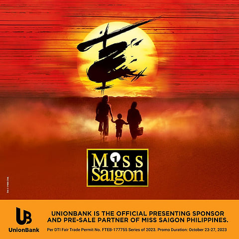 UnionBank cardholders get pre-sale access for Miss Saigon tickets