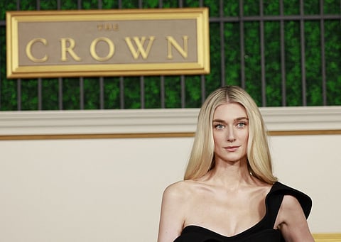 Australian actress Elizabeth Debicki arrives for the Los Angeles Premiere of Netflix's "The Crown", Season 6 Part 1, at Westwood Regency Village Theatre on 12 November 2023 in Los Angeles. (Photo by Michael Tran / AFP)