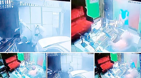 FILE: Video snapshots show the killing of broadcaster Juan ‘DJ Johnny Walker’ Jumalon by an assailant as he was livestreaming his radio show from his house in Calamba, Misamis Occidental.