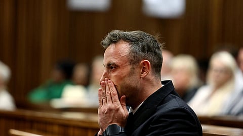 Pistorius, 37, is to appear before a parole board at a correctional centre outside Pretoria where he is currently detained. (Photo: Alon Skuy / POOL/AFP/File)