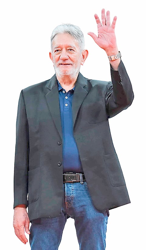 PHOTOGRAPH COURTESY OF PVL
PREMIER Volleyball League president Richard William ‘Ricky’ Palou dedicates the success of the league to his late pals, Emilio ‘Jun’ Bernardino and Mauricio ‘Moying’ Martelino.