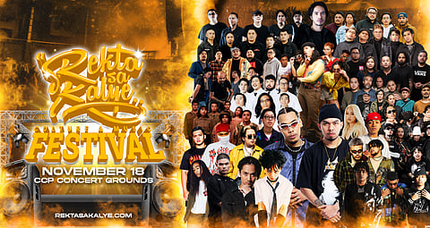 ‘Rekta sa Kalye’ will be held at the CCP Concert Grounds.